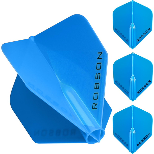 ROBSON PLUS DART FLIGHTS BLUE NO2 STANDARD SHAPE 8719075962596