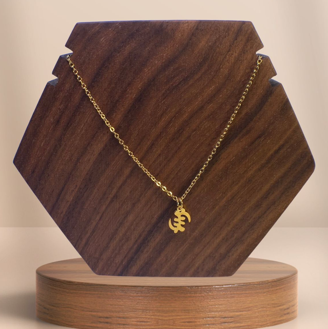 10 Pieces Gye Nyame Necklace  - 1cm pendant 