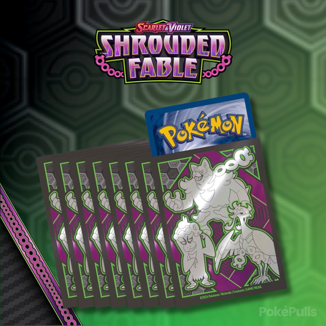 Pokémon TCG: Shrouded Fable Sleeves - Okidogi, Munkidori & Fezandipiti (65kpl)