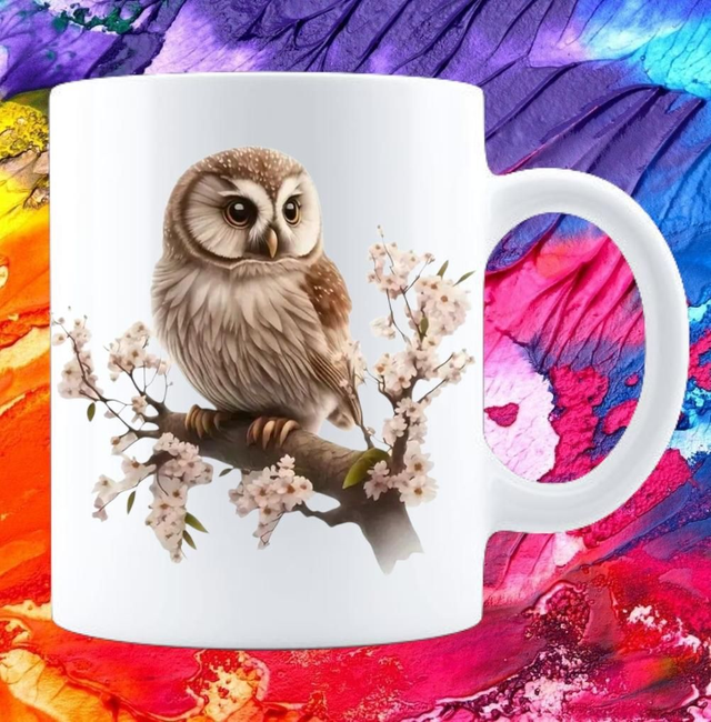 Kaffeebecher Motiv Eule 🦉 