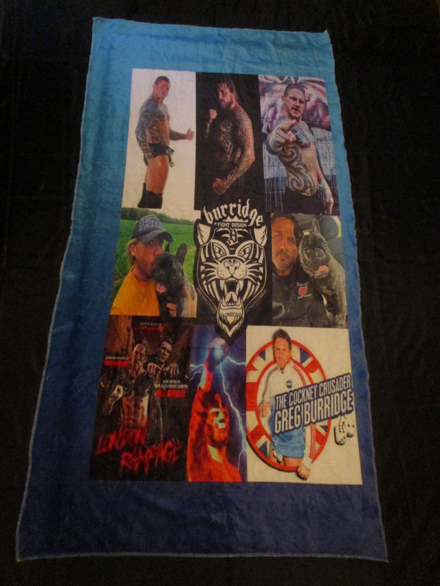 Greg Burridge Lucha Libre Wrestler &amp; Stuntman Picture TWO COLOURS BLUES Blanket (75cm x 150cm)