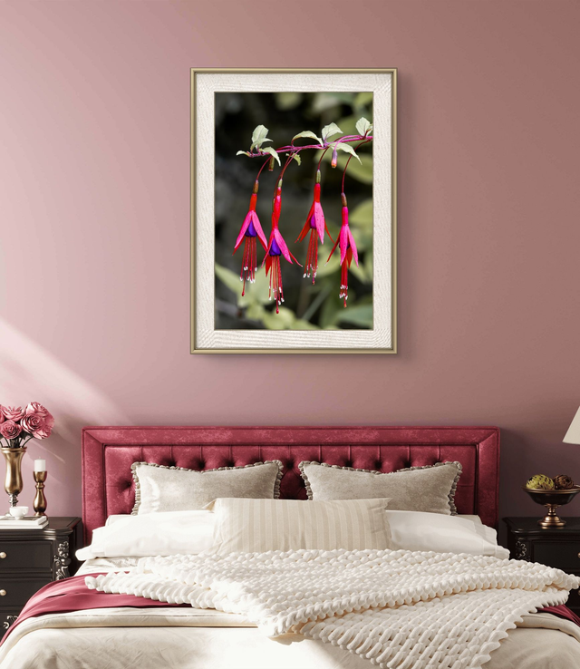 Flowers - Fuchsia - Print Only