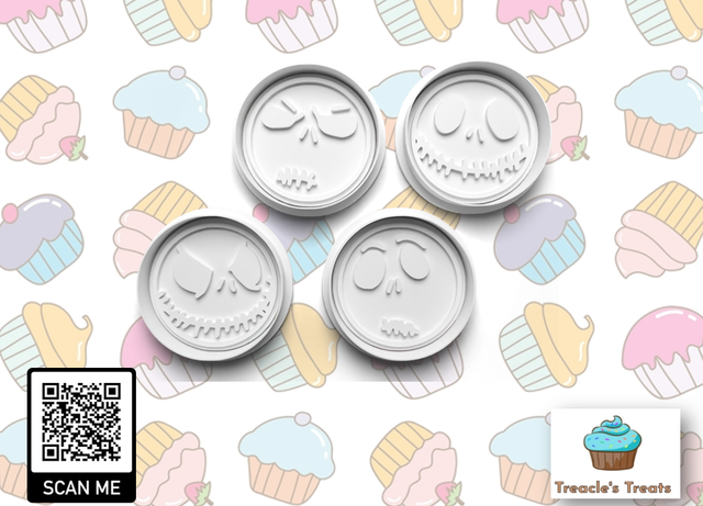 Halloween Fondant/cookie stamps with cutters