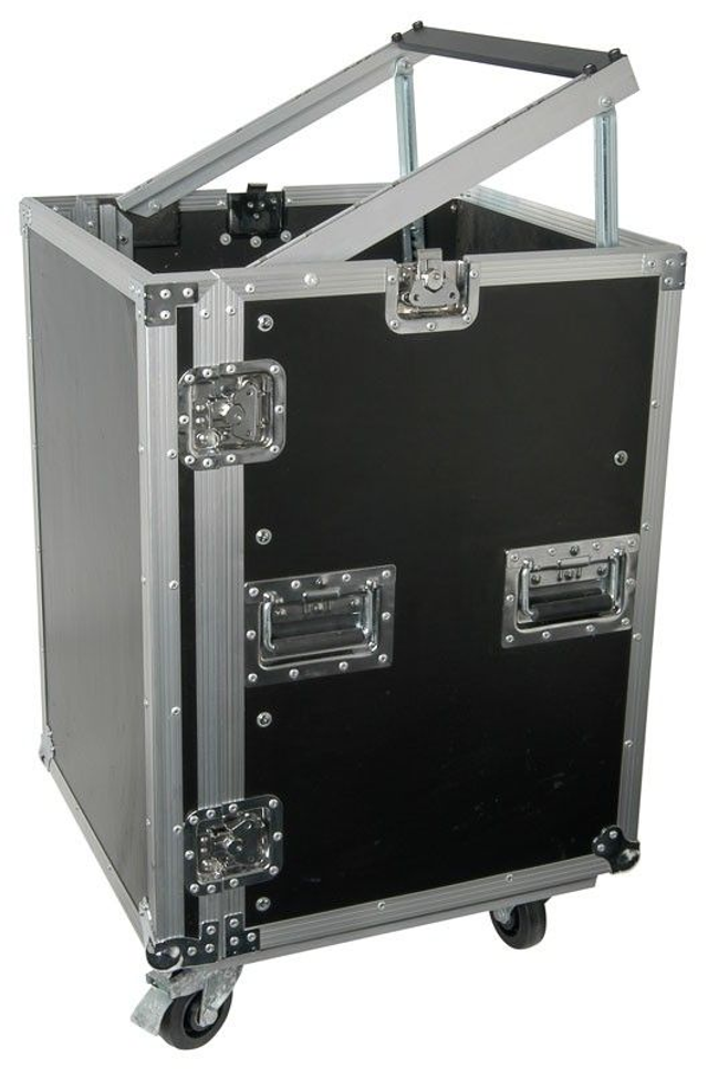 Caja rack 19' con ruedas 12U