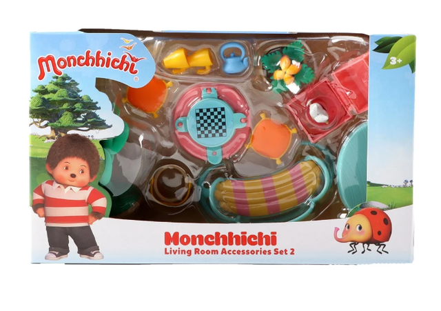 Ensemble 13 Accessoires de salon Monchhichi 1
