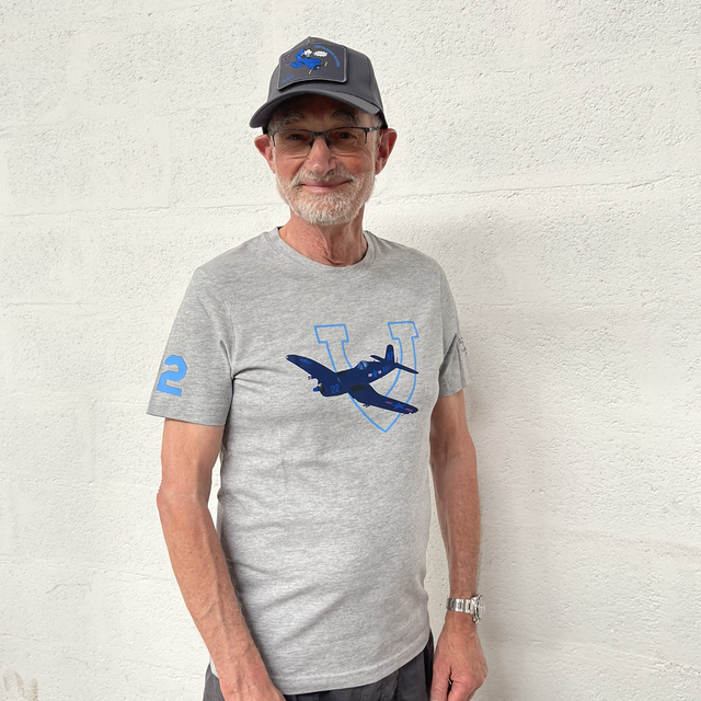 T-shirt corsair gris col rond 2025