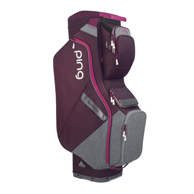 Ping Traverse 214 Cart Bag Maroon