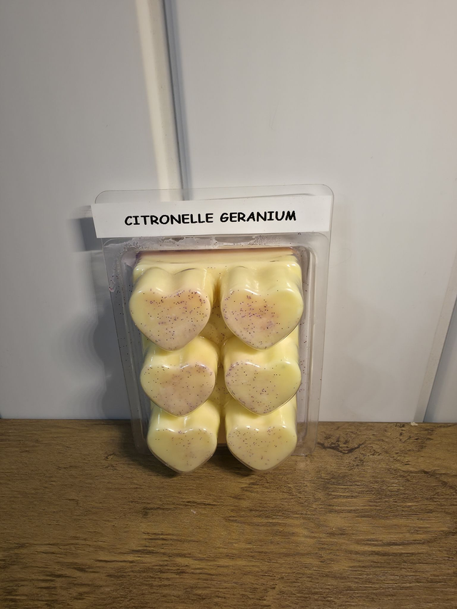 Fondants parfumés Citronnelle Géranuim 