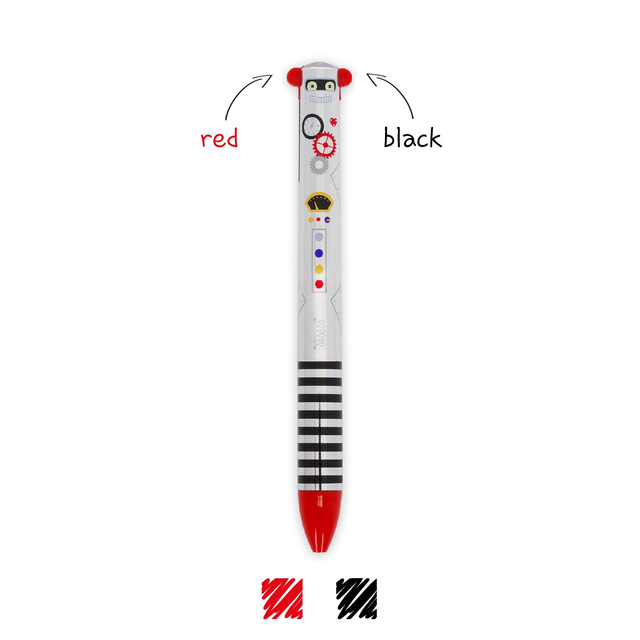 Penna a Due Colori Robot - Click&amp;Clack