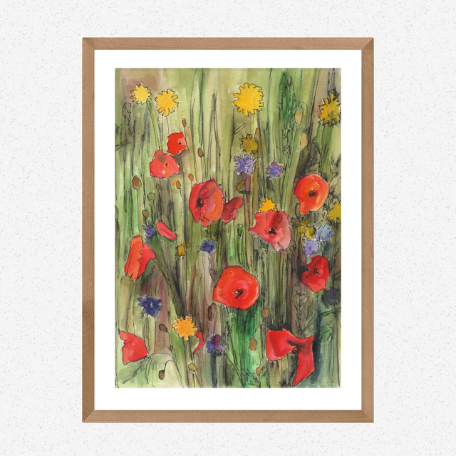 Wildflowers print