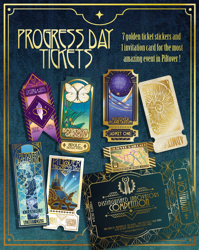 Progress day stickers