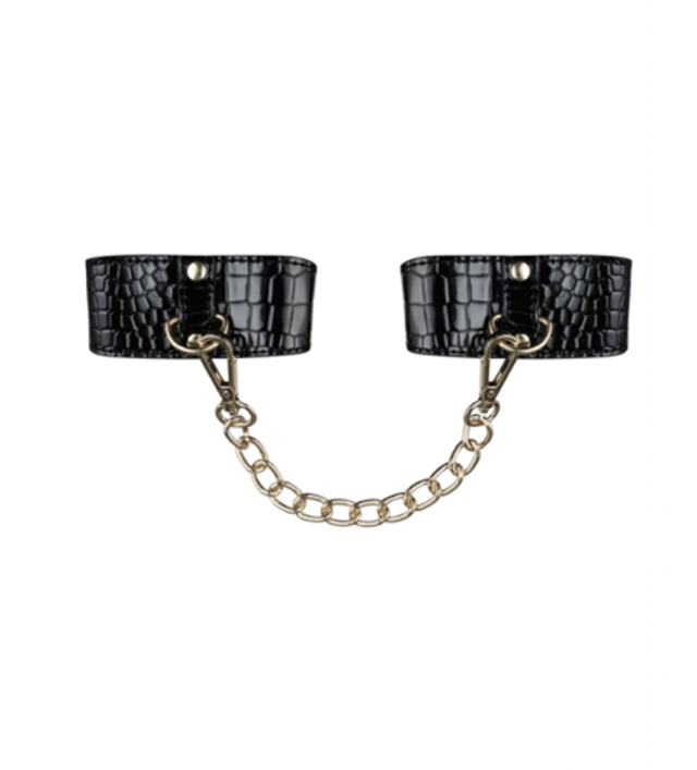 A768 Menottes avec chaîne - Noir
