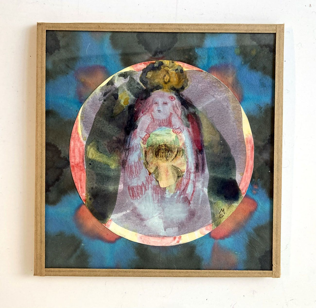 "Dans les mains innocentes" encadré