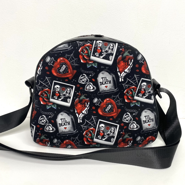 Til Death Crossbody Bowler Bag