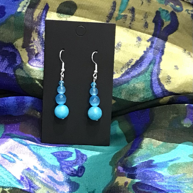 Blue Dangling Earrings - BLDE21