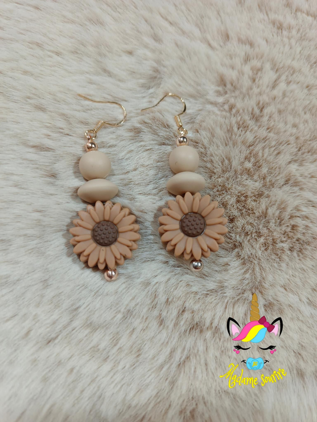 Boucles d'oreilles Marguerite