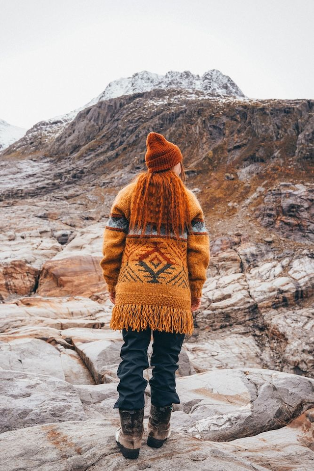 Kobuk Jacket Kit - Col 02 (Golden Heather Álafosslopi) - Wool &amp; Pattern - Linka Neumann