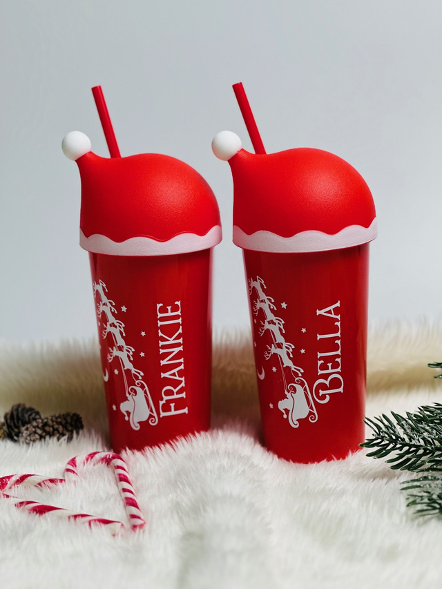 Personalised Santa Cup Hats
