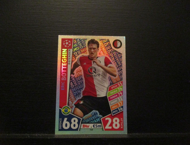 Eric Botteghin - UEFA Champions League Match Attax 2017/18 Original Trading Card #348
