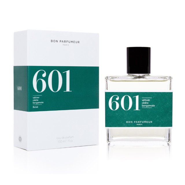 Eau de Parfum 601 - Vétiver, Cèdre, Bergamote - Bon Parfumeur