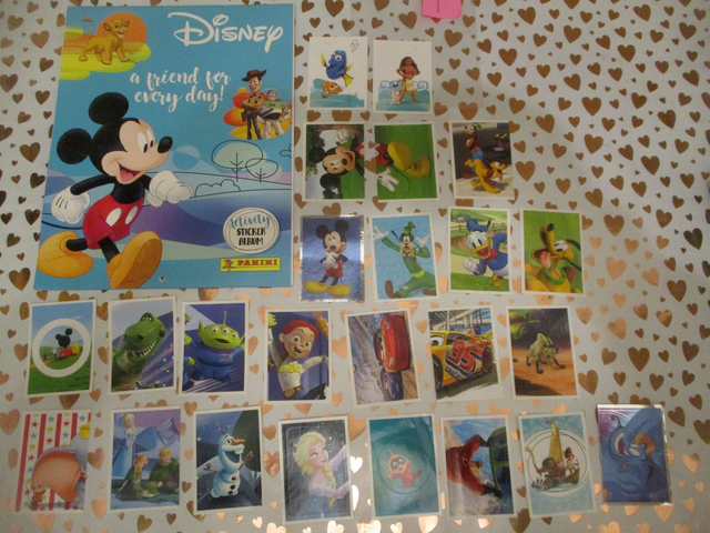 Disney EMPTY Sticker Book &amp; Selection Of Stickers (1)