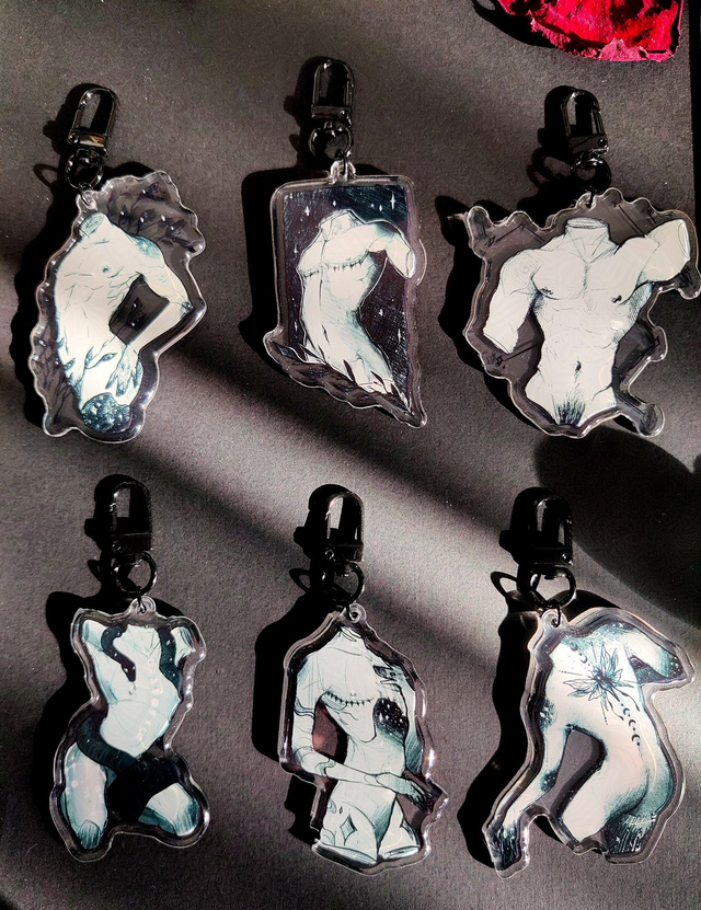 Dark Anatomy Keychains