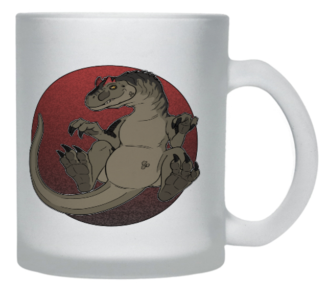 Allosaurus - Nebelglas