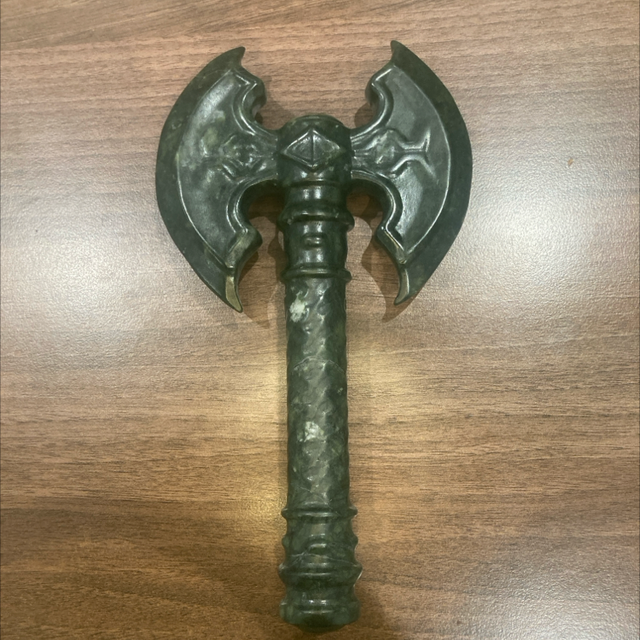 Axe Double Bladed Green Jade