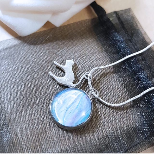 PATTE DE VELOURS - Collier - Breloque chat