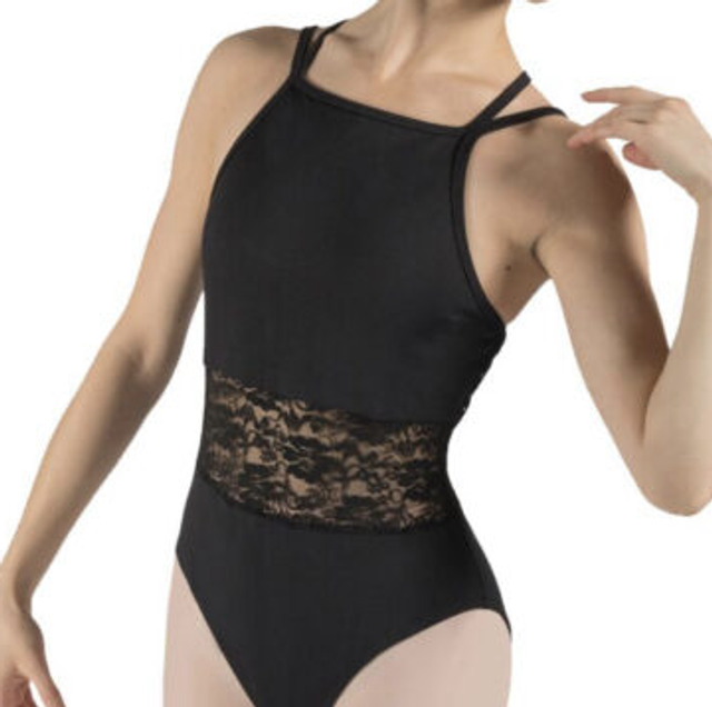 Basilica Lace Waist Panel Leotard 