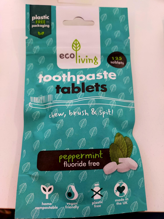  Fluoride-Free Toothpaste 125 tablets (Ecoliving)