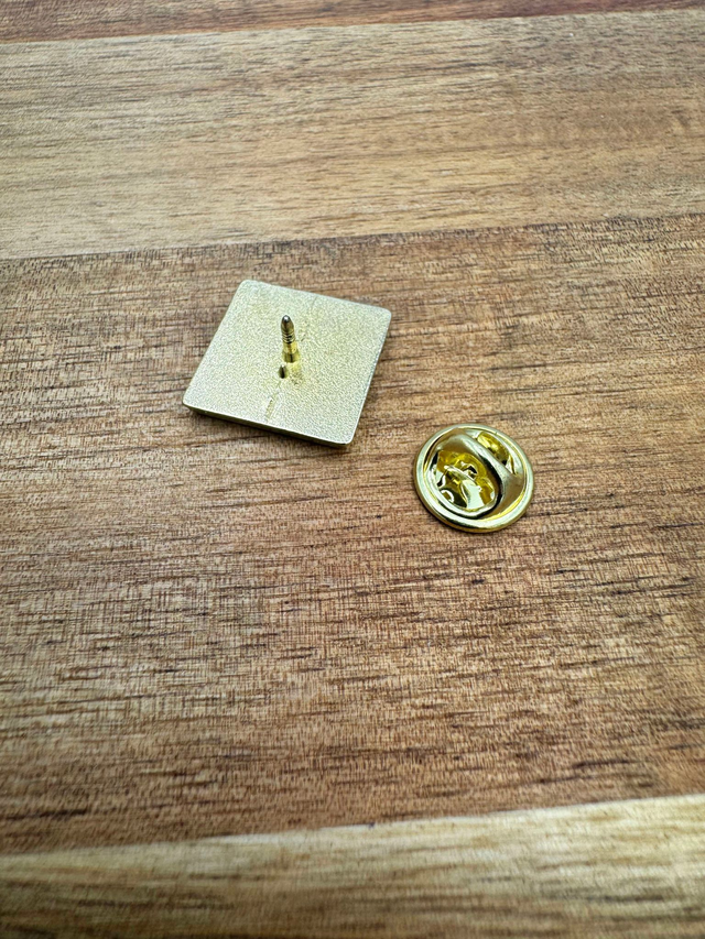 Custom Lodge Lapel Pin - Black Square