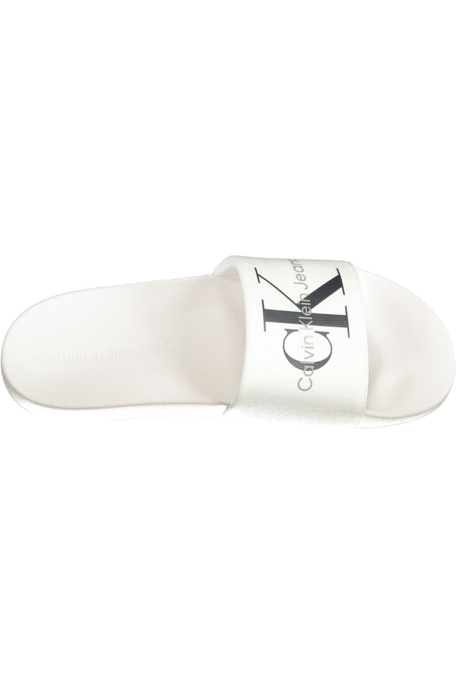 CALVIN KLEIN CALZATURA CIABATTA UOMO BIANCO
