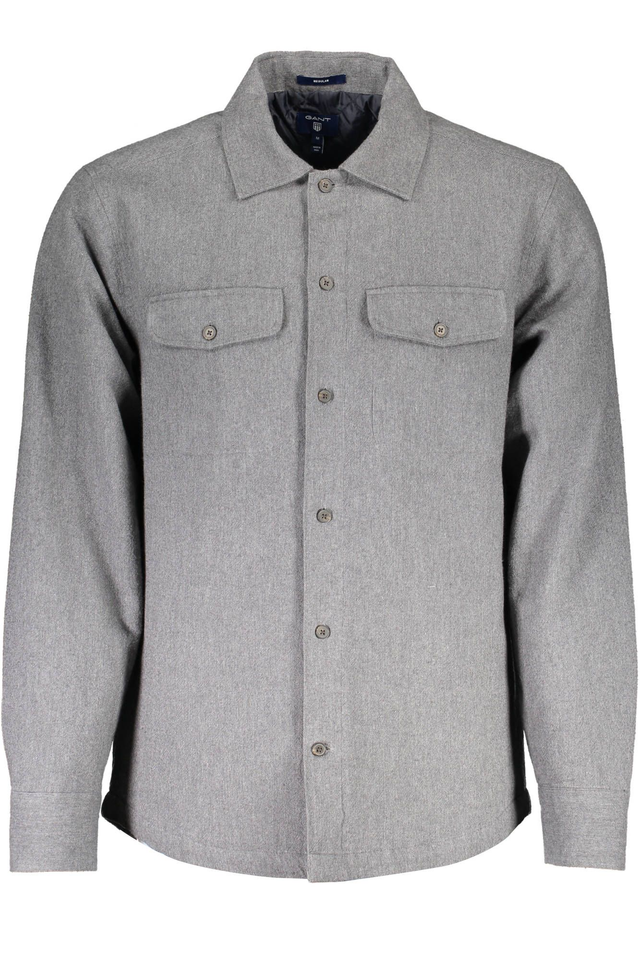 GANT CAMICIA MANICHE LUNGHE UOMO GRIGIO