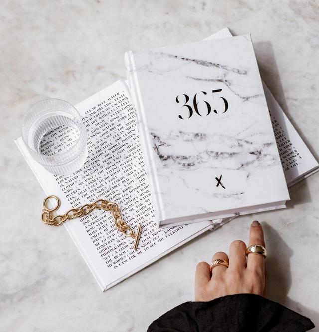 Carnet « 365 » marbre | Format A5