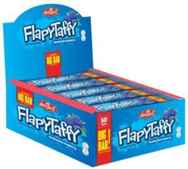 Dee Best Big Bar Flappy Taffy Blue Raspberry