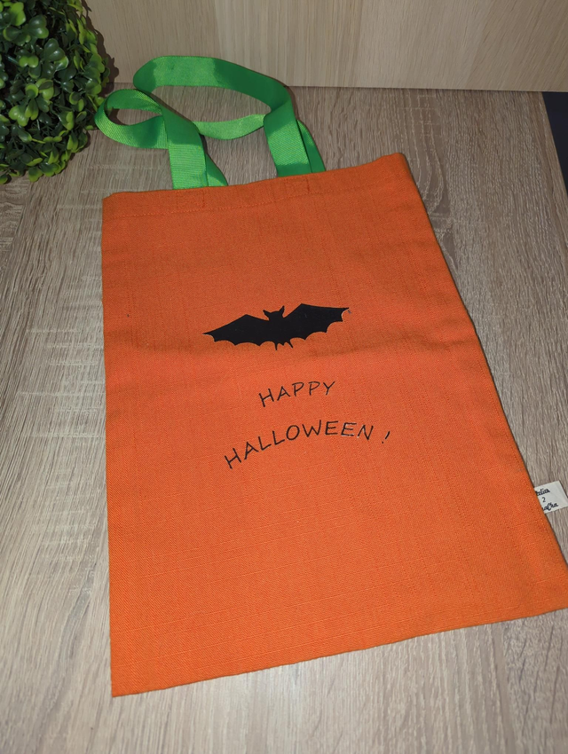 Sac Halloween chauve souris 