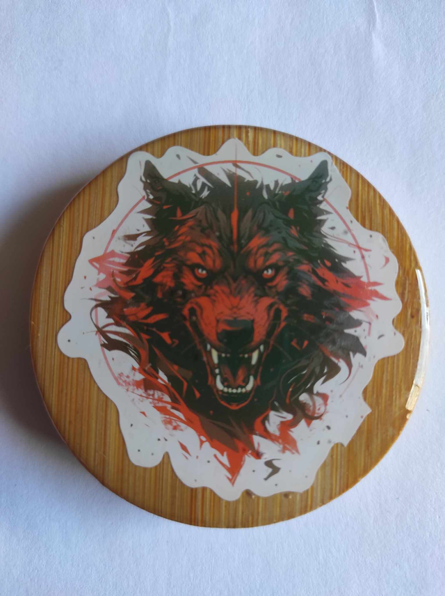 Décapsuleur Loup magnétique frigo