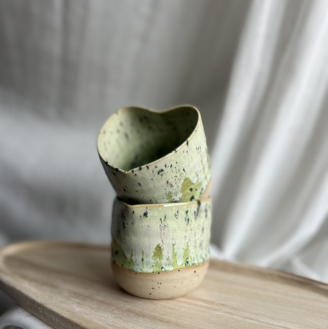 Herzbecher "lime"