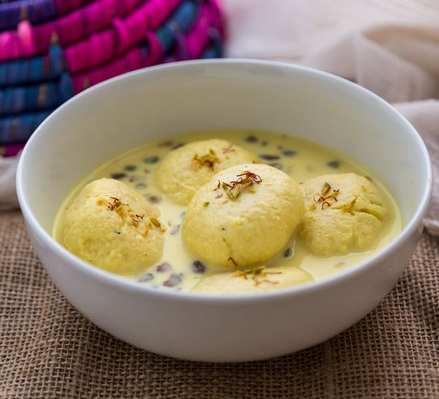 Ras Malai (2 Pcs) – Soft Cottage Cheese Dumplings in Sweet Milk