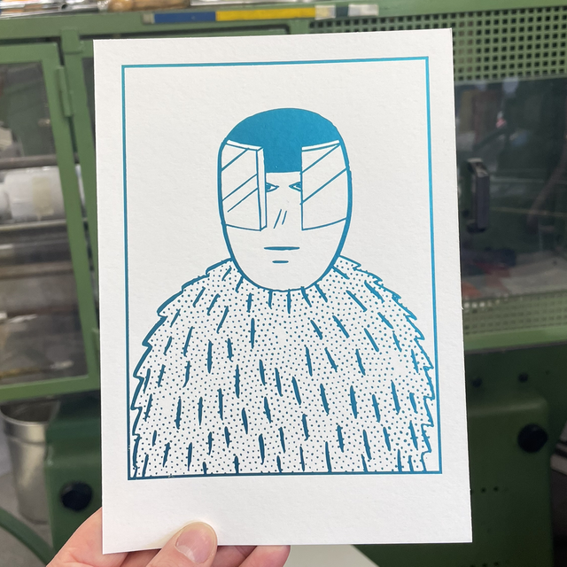 Mini Print YY #02 Bleu