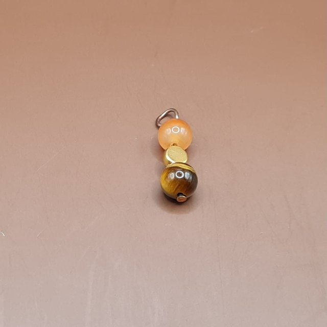 Pendentif Cornaline - oeil de tigre
