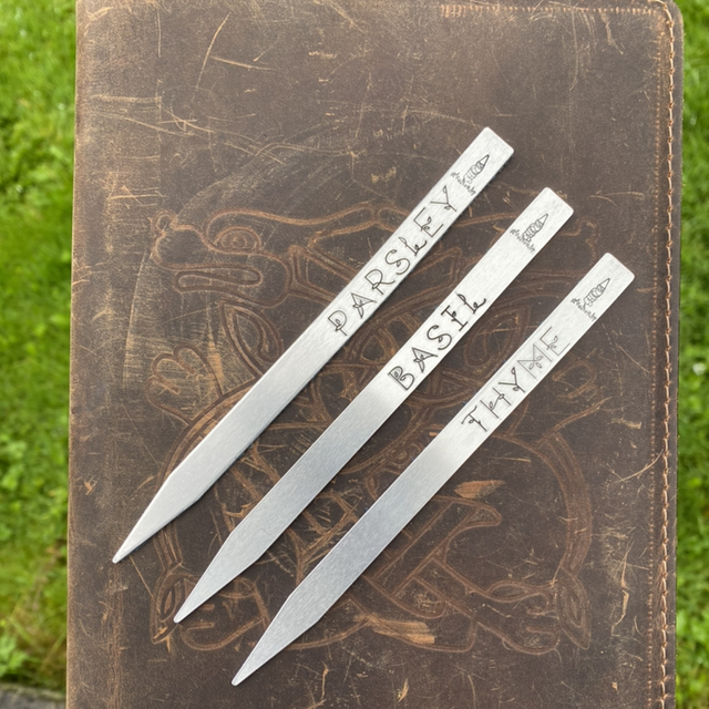 Aluminium Plant Markers (set of 3)