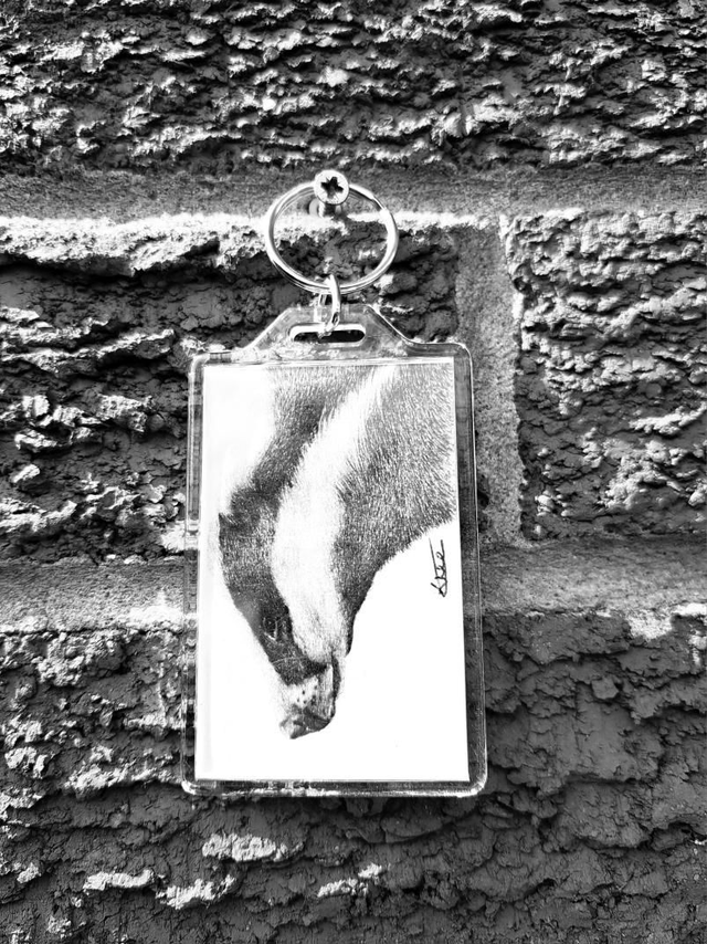Badger Keyring