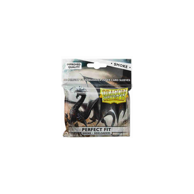 Dragon Shield Fit Perfect 100 Sleeves - Sideloader Smoke