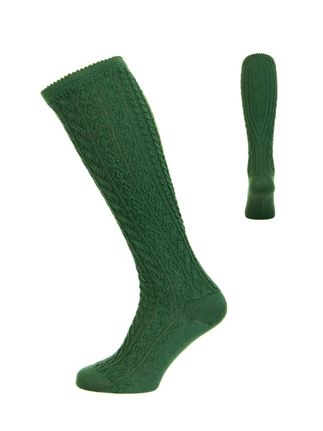 Stutzen HANDSTRICKOPTIK aus Schurwolle für kurze Lederhose