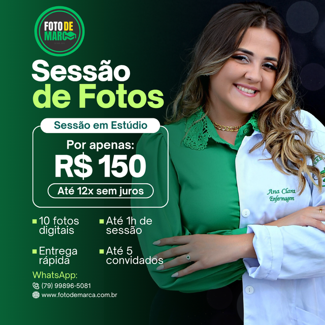 Sessão de Foto em Estúdio