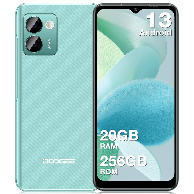 Doogee Note 50 Pro – 20 Go RAM / 256 Go – Mint Green