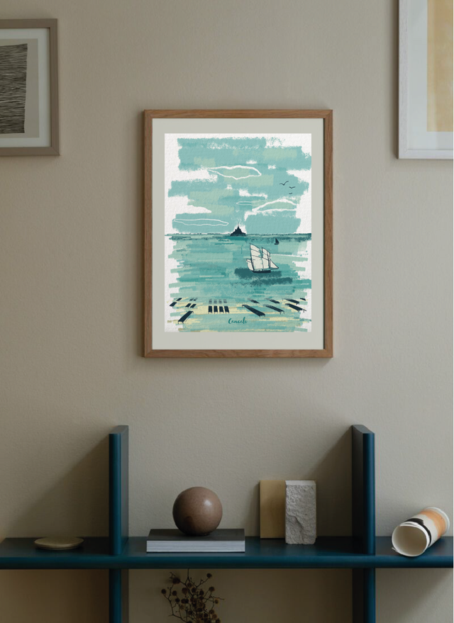 Affiche Cancale le Mont-Saint-Michel / poster