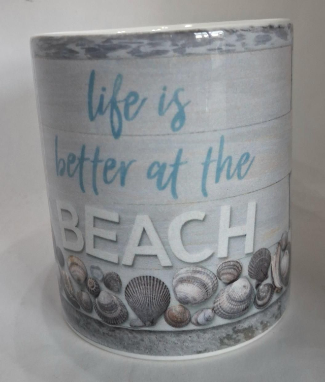 Life is better at the beach mug